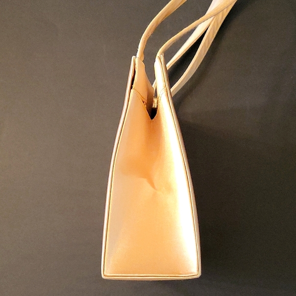 ✨HOST PICK!✨ Vintage Satin Evening Clutch, Gold with Sequins & Beads - Picture 8 of 10